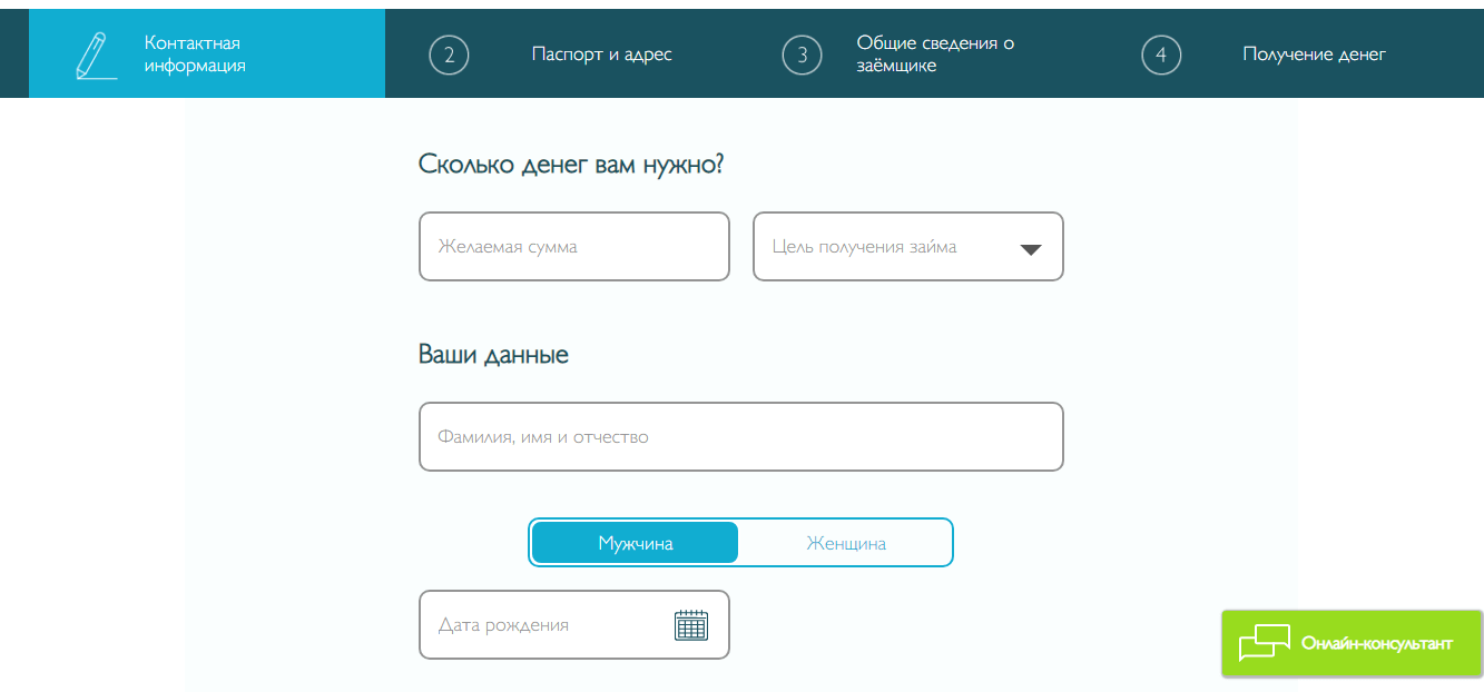 Займ финанс проект